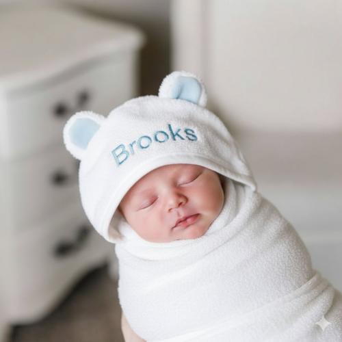 Personalized Baby Towel with Name, Hooded Towel for Baby, Newborn Gift, Personalized Keepsake, Baby Shower Gift, Kids Towel with Name