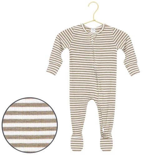 Indy Ribbed Zipper Footies