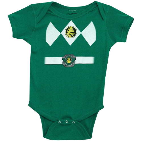 Mighty Fine Power Rangers Male Halloween Costume Romper for Infant, 0-6 Months