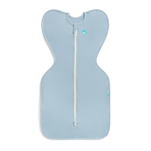 Love to Dream Swaddle, Baby Sleep Sack, Swaddle Up Self-Soothing Swaddles for Newborns, Get Longer Sleeps, Snug Fit Helps Calm Startle Reflex, Lite 0.2 Tog Sleep Sack, 13-19 lbs, Soft Blue