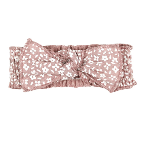Taffy Floral | Organic Muslin Smocked Headband – L'ovedbaby