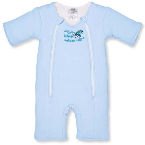 Baby Merlin's Magic Sleepsuit Blue Cotton
