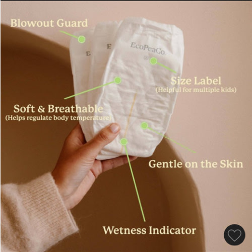 Pack of Bamboo Diapers – EcoPeaCo.