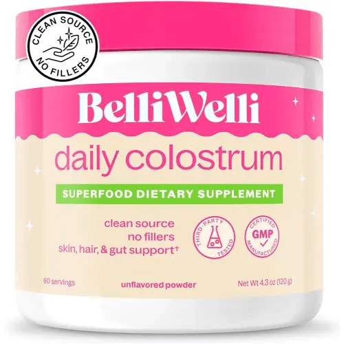 Premium Colostrum Powder| High IgG | High potency, no fillers | Gut Health, Hair and Immune Support | Superfood Supplement (60 Servings)