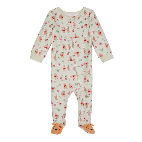 Winnie the Pooh Baby One-Piece Footed Sleep N' Play, Sizes Newborn-9 Months