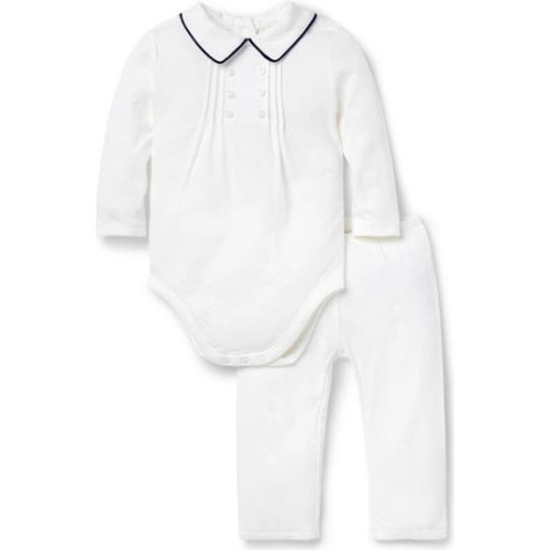 Baby Pintuck Matching Set, 3-6M