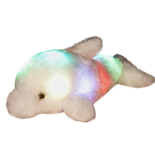Tootee Luminous Fish - 17.71in Glow in The Dark Stuffed Animal, Soft Plush Ocean Toy for Kids, Soothing Sleep Companion, Gift for Boys & Girls