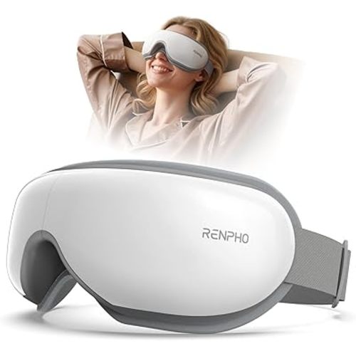 RENPHO Mothers Day Gifts for Women, Eye Massager with Heat, FSA Eligible HSA, Eye Mask for Migraine Relief, Birthday Gift for Men Mom Her, Sleep Mask for Reduce Strain and Dry Eyes, Eyeris 1