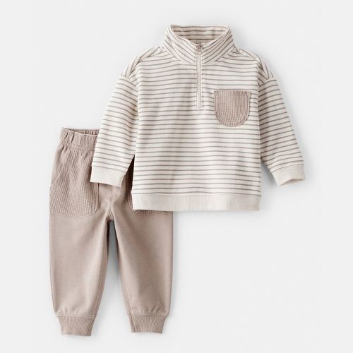Baby Carter's 2-Piece Soft Quarter-Zip & Jogger Set