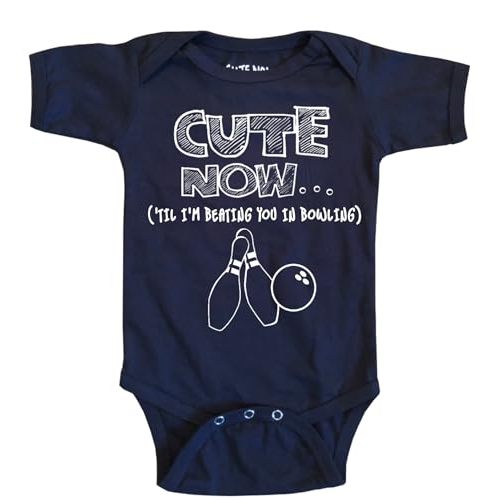 Cute Now... 'Til I'm Beating You In Bowling - Infant/Baby Bowlers Bodysuit Cotton Clothing
