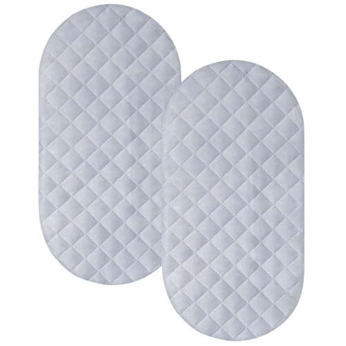 Bassinet Mattress Pad Cover 32"x17", Waterproof Bassinet Mattress Protector