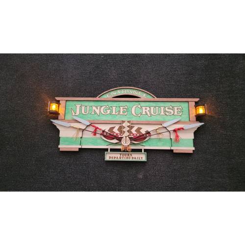 Replica Disneyland Jungle Cruise Attraction Signage