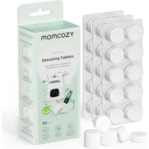 Momcozy Official Descaling Tablets Bottle Washers, 30 Tablets