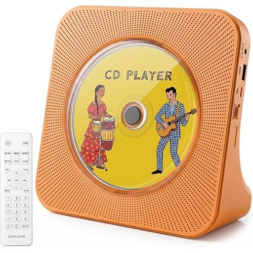 Gueray CD Player Portable Bluetooth Desktop CD Players for Home