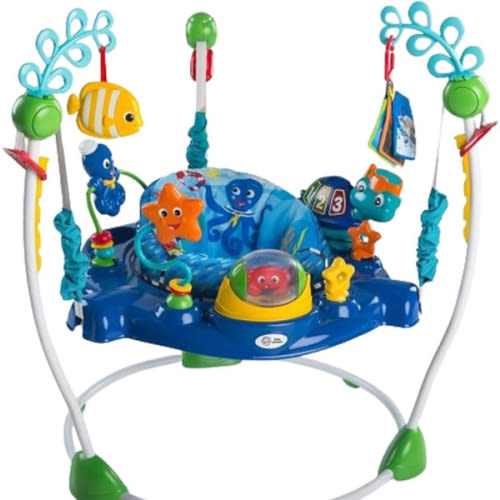 Baby Einstein Neptune's Ocean Discovery Activity Jumper, Ages 6 months +, Max weight 25 lbs., Unisex