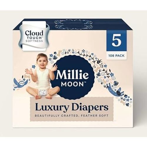 Millie Moon Luxury Ultra Soft Diaper Size- 5 Count- 108