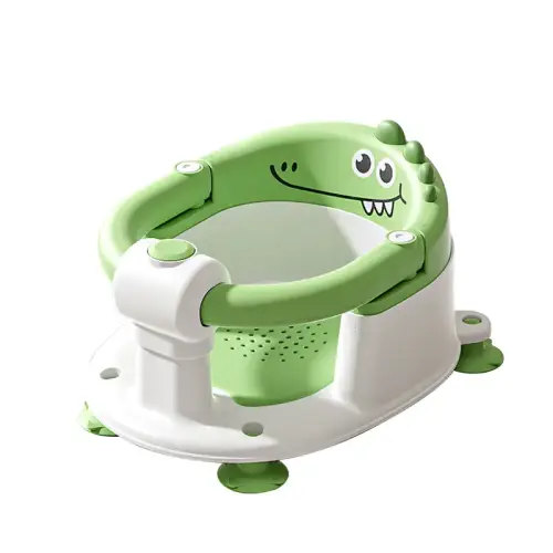 baby bath seat non slip suction cups soft cushion dinosaur - Temu