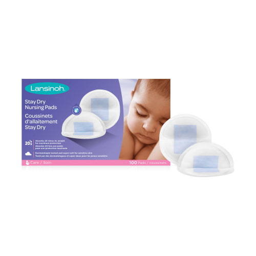 Lansinoh Stay Dry Disposable Nursing Pads, Breast Pads, Breastfeeding Essentials for Moms, 100 Pads, Soft and Super Absorbent - Walmart.ca