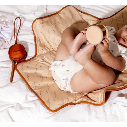 Baby Changing Mat Nylon | Unisex Diaper Changing Mat by Caraa