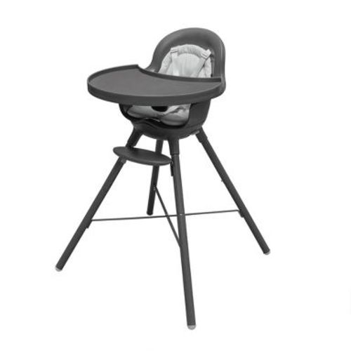 Boon GRUB 2-in-1 Convertible High Chair for Baby & Toddler Chair with Dishwasher-Safe Seat & Tray - Gray