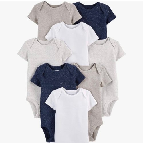 6-9M Simple Joys by Carter's Baby 8-Pack Short-Sleeve Bodysuit