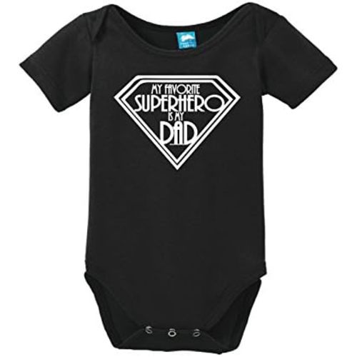Sod Uniforms My Favorite Superhero Printed Infant Bodysuit Baby Romper