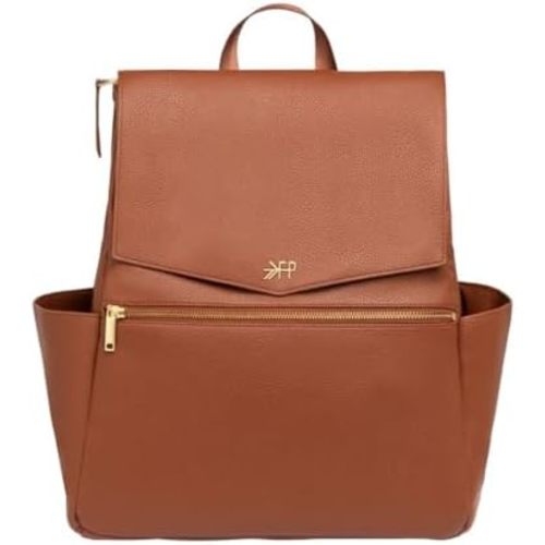 Leather Diaper Bag Backpack, Large Capacity with Insulated Pockets | Freshly Picked
