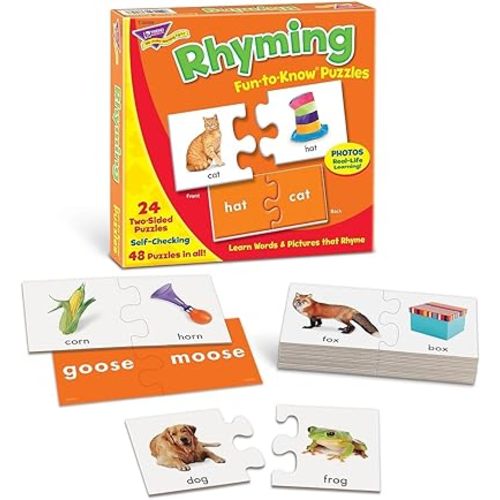 Trend Fun-To-Know Early Childhood Puzzles, Rhyming (T36009)