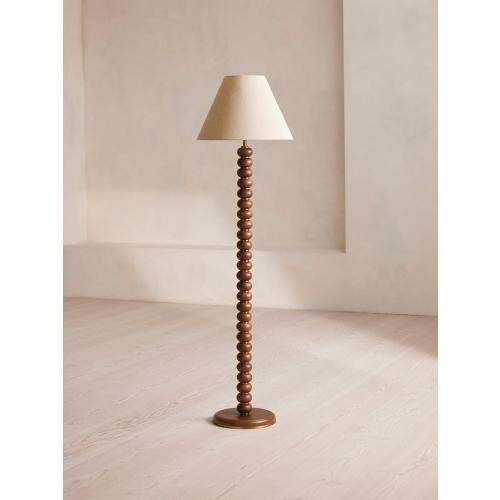 Greyson Floor Lamp, Oak, Tall, US