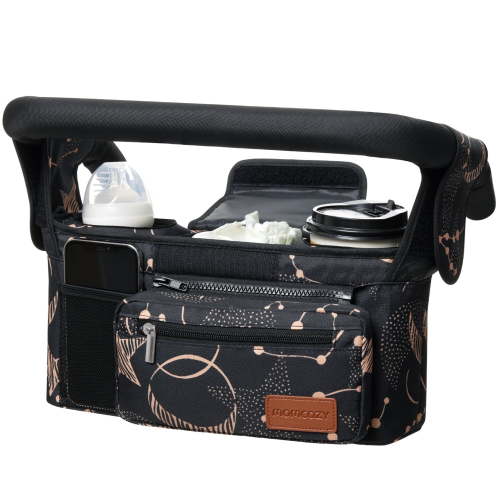 Momcozy Universal Stroller Organizer with Cup Holders Fits Strollers, Large Capacity for Baby Essentials, Starry Sky