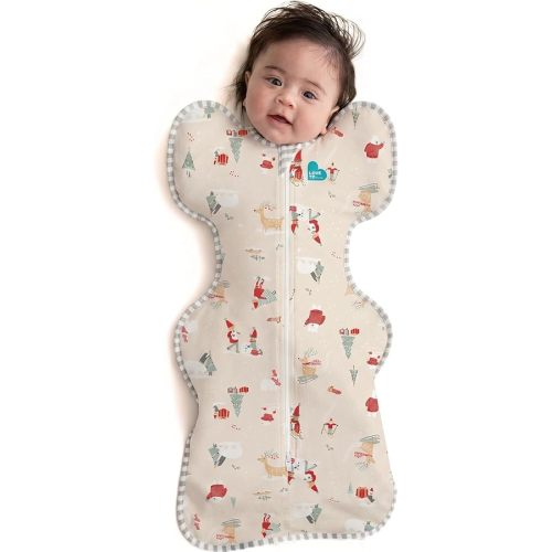 Love to Dream Swaddle UP, Baby Sleep Sack, Self-Soothing Swaddles for Newborns, Improves Sleep, Snug Fit Helps Calm Startle Reflex, New Born Essentials for Baby, 8-13 lbs, Beige