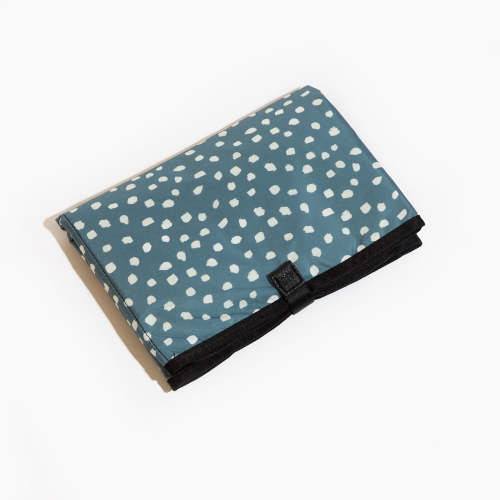 Dusty Blue Dapple Dot Changing Pad – Freshly Picked