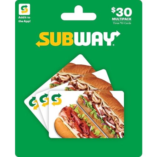 SUBWAY Physical Gift Card