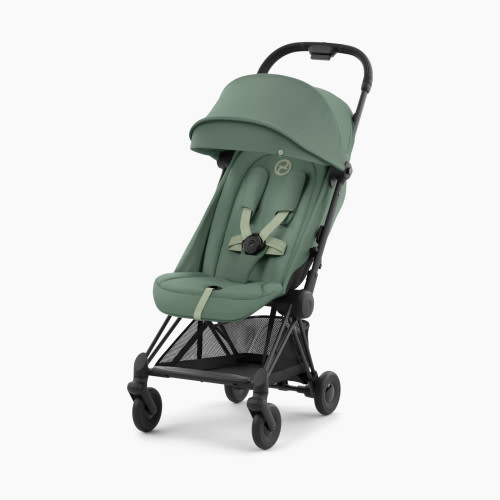 Cybex COYA Compact Lightweight Stroller - Matte Black/Leaf Green
