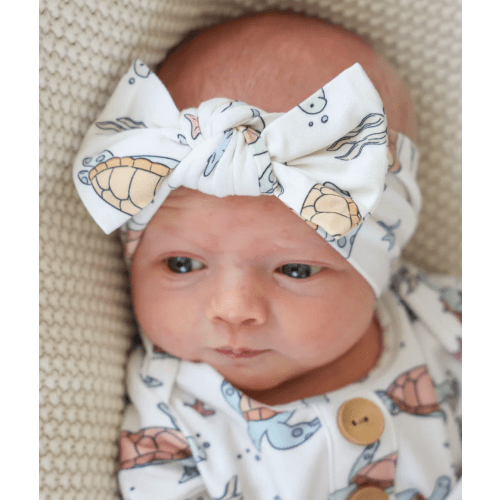 Knit Large Bow Headwrap | Turtley Rad