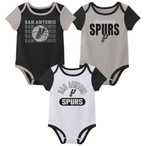 NBA San Antonio Spurs Infant 3pk Bodysuit Set