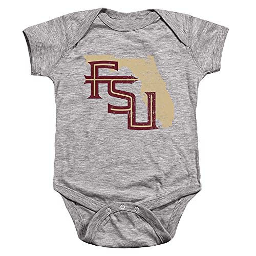 Florida State University Official State Shape Unisex Infant Snap Suit for Baby