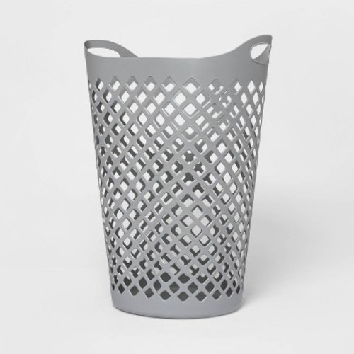 2.2bu Flexible Laundry Hamper Gray - Room Essentials™