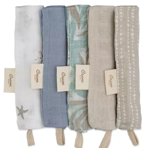 Cove Sea Life Washcloths, 5 Pack