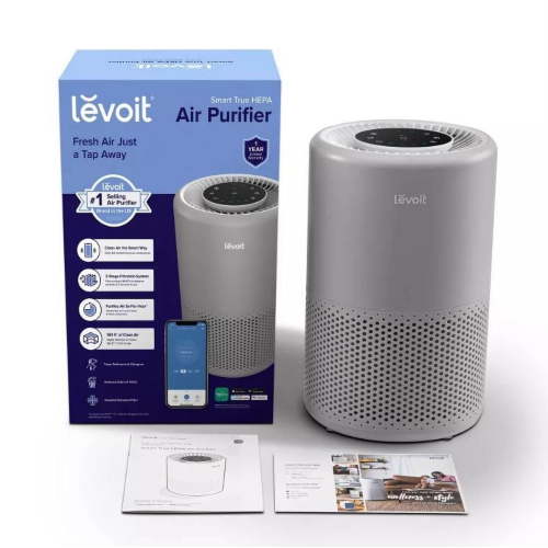 Levoit Core 200S Smart True HEPA Air Purifier Gray
