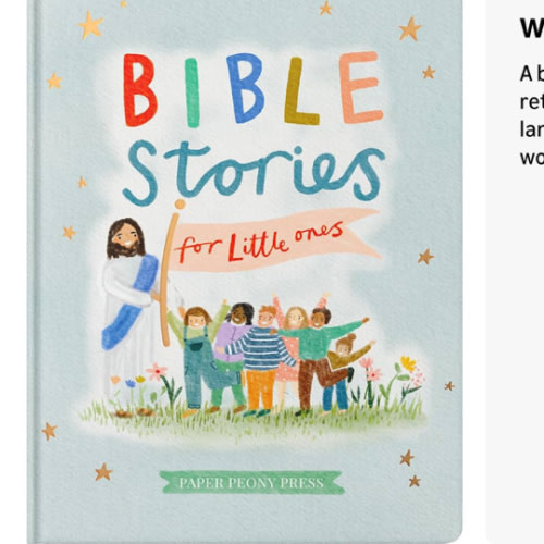 Bible Stories for Little Ones: Baby’s First Bible Board Book