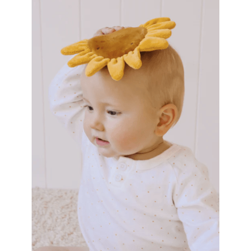Tikiri Crinkle Scrunch Sensory Toy - Sunflower