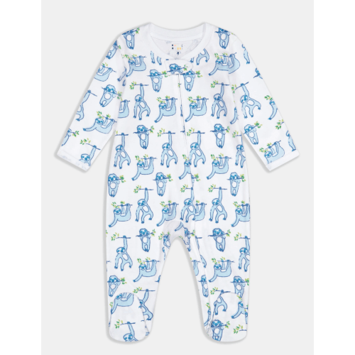 Infant Sleepy Sloth Zipper Footie