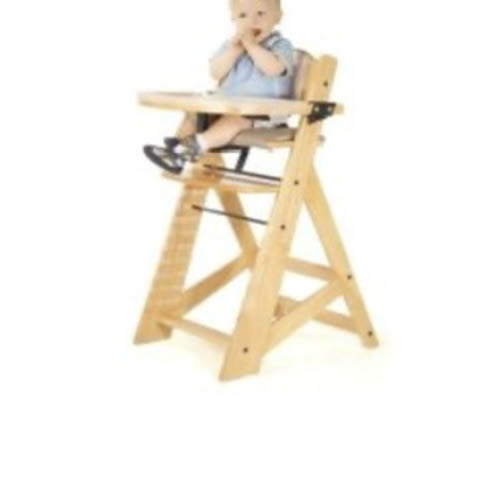 Height Right™ High Chair with Infant Insert - Safe, comfortable seat children, adjustable wood high chair is ideal for children aged 6 mos. to 3 years