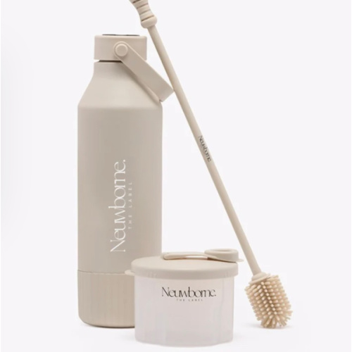 Neuwborne Formula Feeding Bundle | Keeps Water Warm 12H – Smart Temp Display - Beige – Neuwborne the label