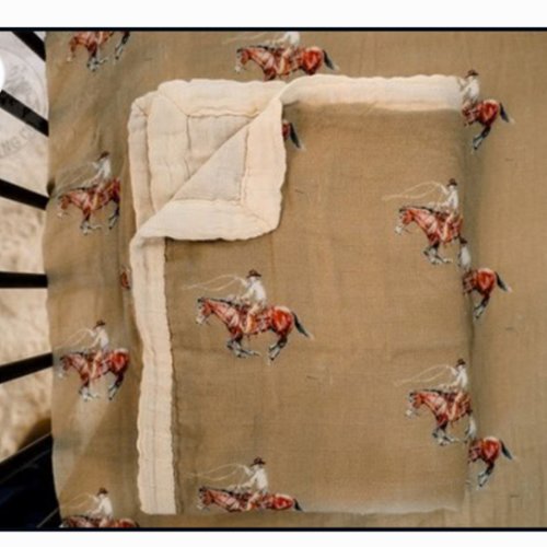 Roper Bamboo Muslin Blanket – Cowkid Clothing Company