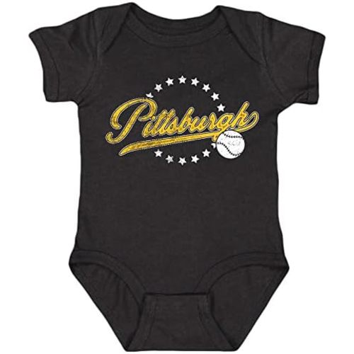 Retro Vintage Style Kid's Bodysuit for Baseball Fans