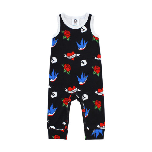 Tattoo Flash Baby Romper | Footless Alternative Onesie
