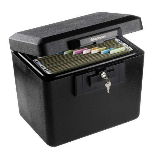 SentrySafe, Fireproof Document Safe, 0.61 CuFt., Black