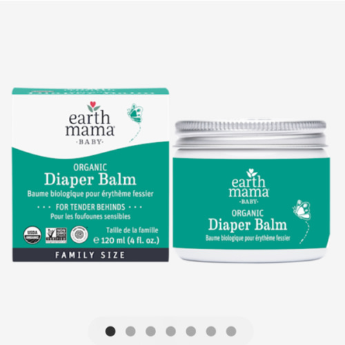 Earth Mama Organic Economy Size Diaper Balm | Diaper Cream for Baby | EWG Verified, Petroleum & Artificial Fragrance-Free with Calendula for Sensitive Skin, 4-Fluid Ounce